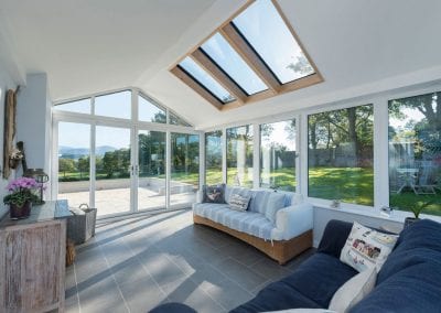 Warm roof Conservatory extension